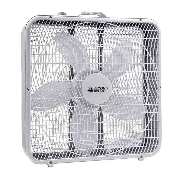 Beyond Breeze White Box Fan, 20-In