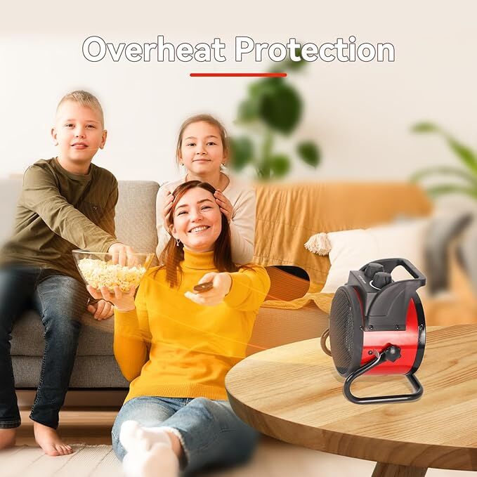 Beyond Heat Red Ceramic Portable Space Heater, 1500-Watts