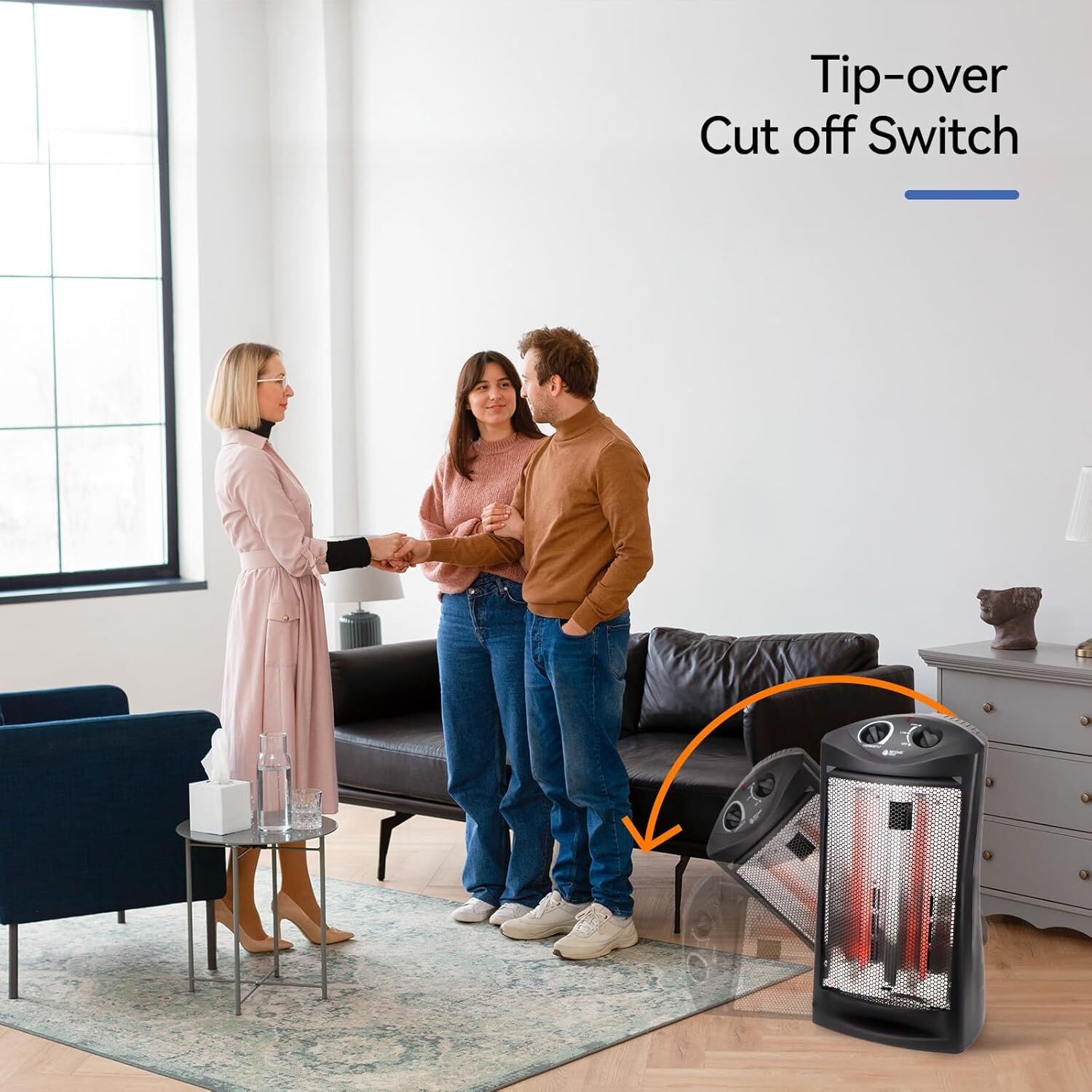 Beyond Heat 1500-Watt Deluxe Quartz Radiant Heater