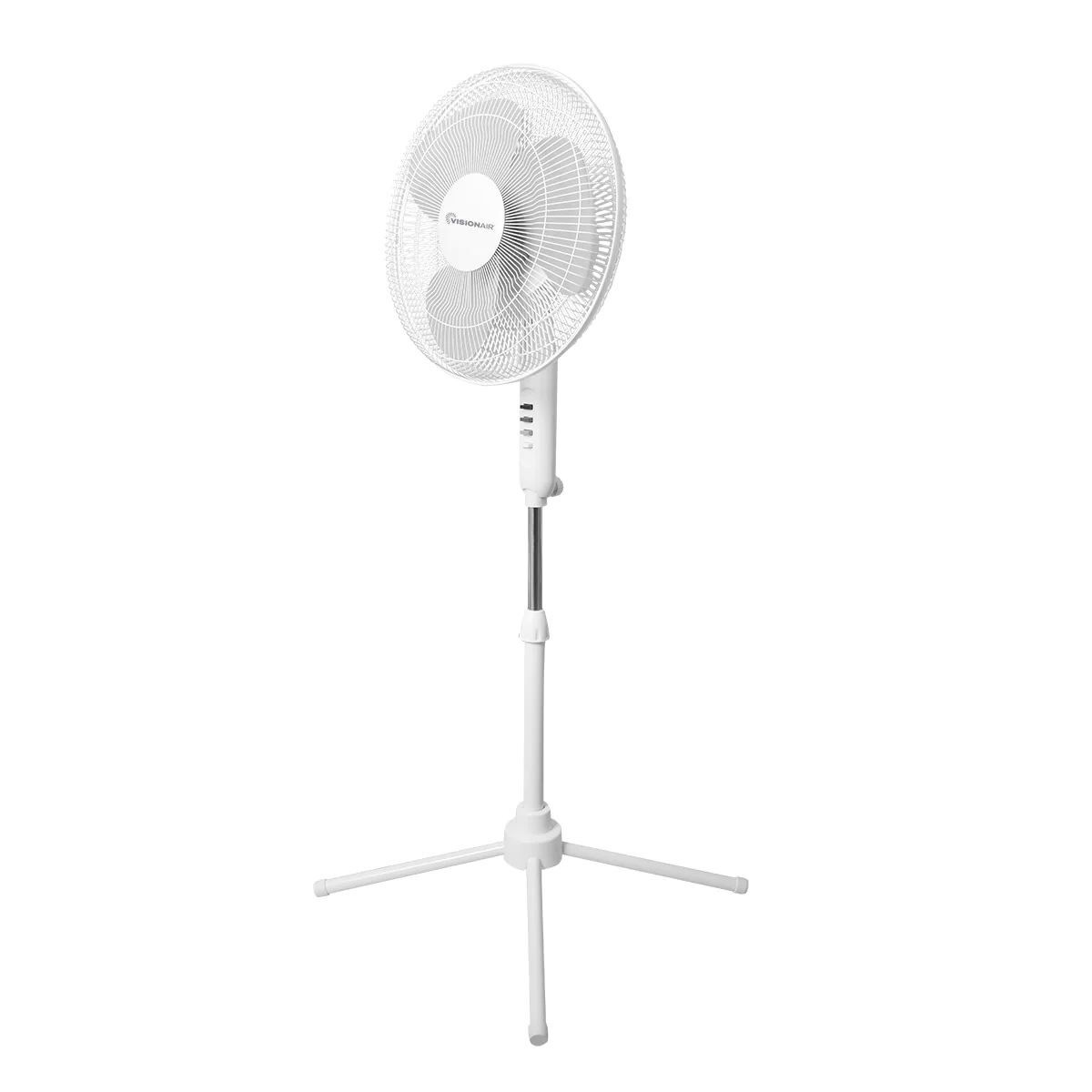Visionair White Oscillating Pedestal Fan, 16-In