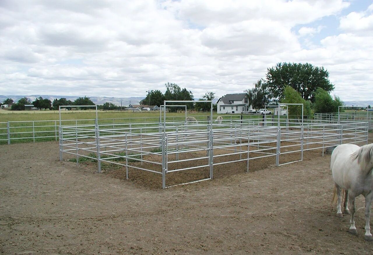 Nobel Panels & Gates 5-Rail Bow Gate WBGB6, 6 ft. x 8-ft (Bow Gate Only)