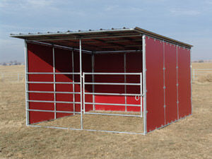 Noble Panels & Gates 12-Ft x Ft-In Open Front Shelter Hardware Kit WSSOFH