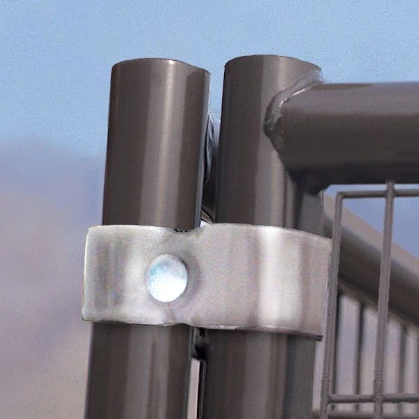 Powder River Dog Kennel Front Connector, 5-Ft x 74-In