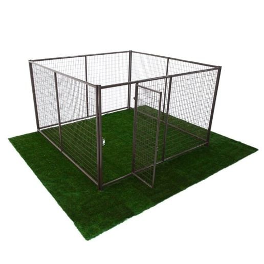 Powder River Dog Kennel Complete Connect, 10 X 10-Ft Coastal