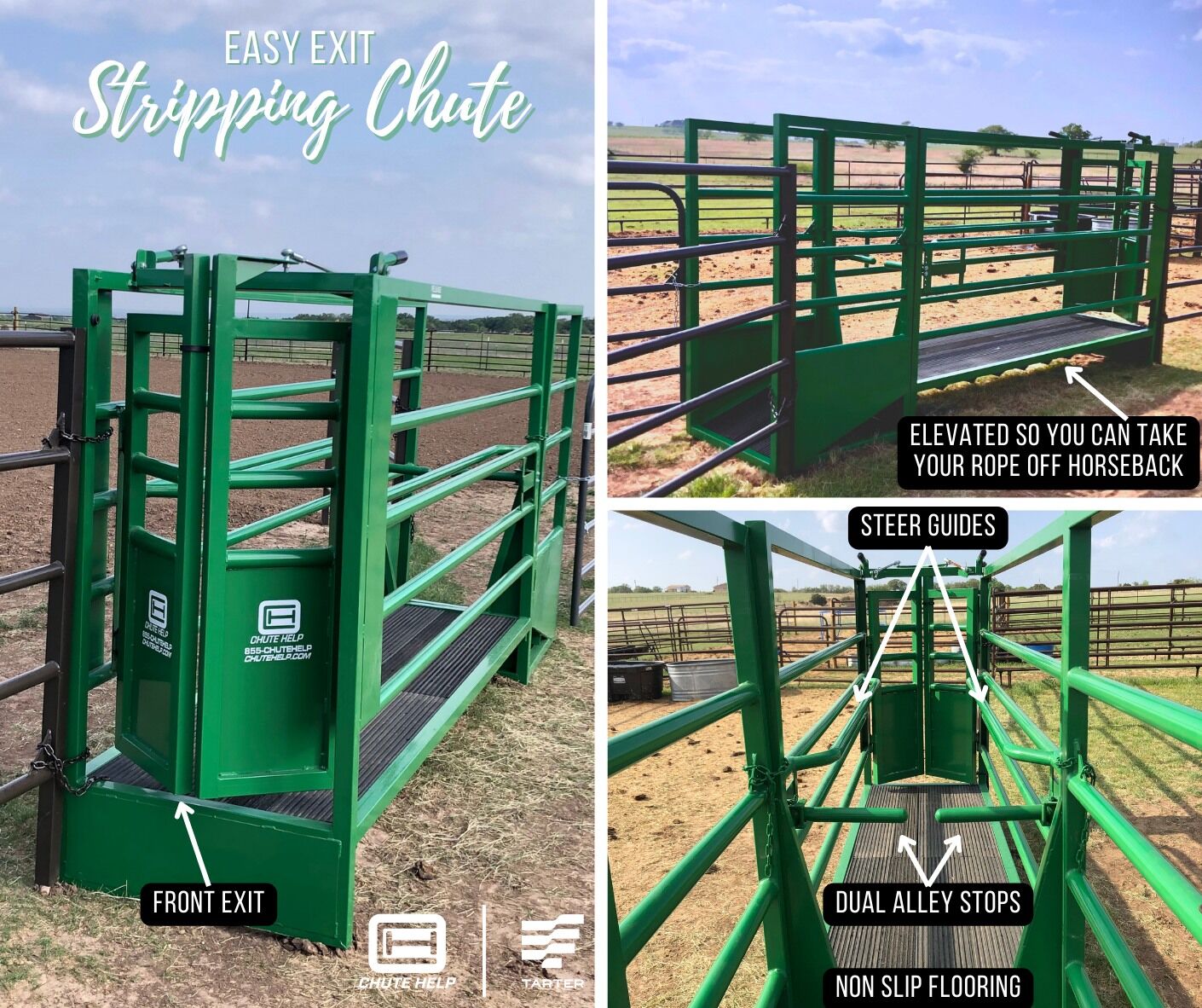 Chute Help Easy Exit Left Stripping Chute With Ramp