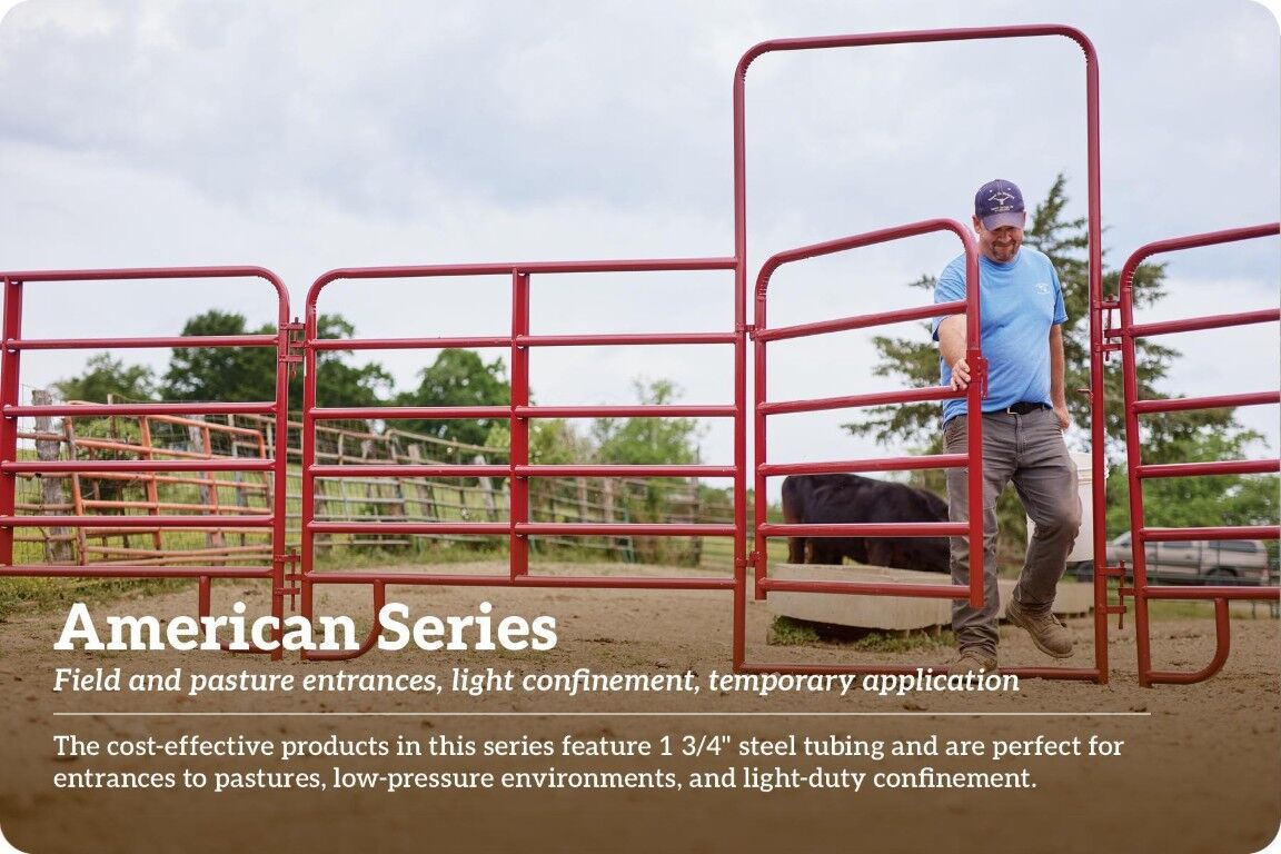 Tarter Green 6-Bar American Panel, 12 ft.