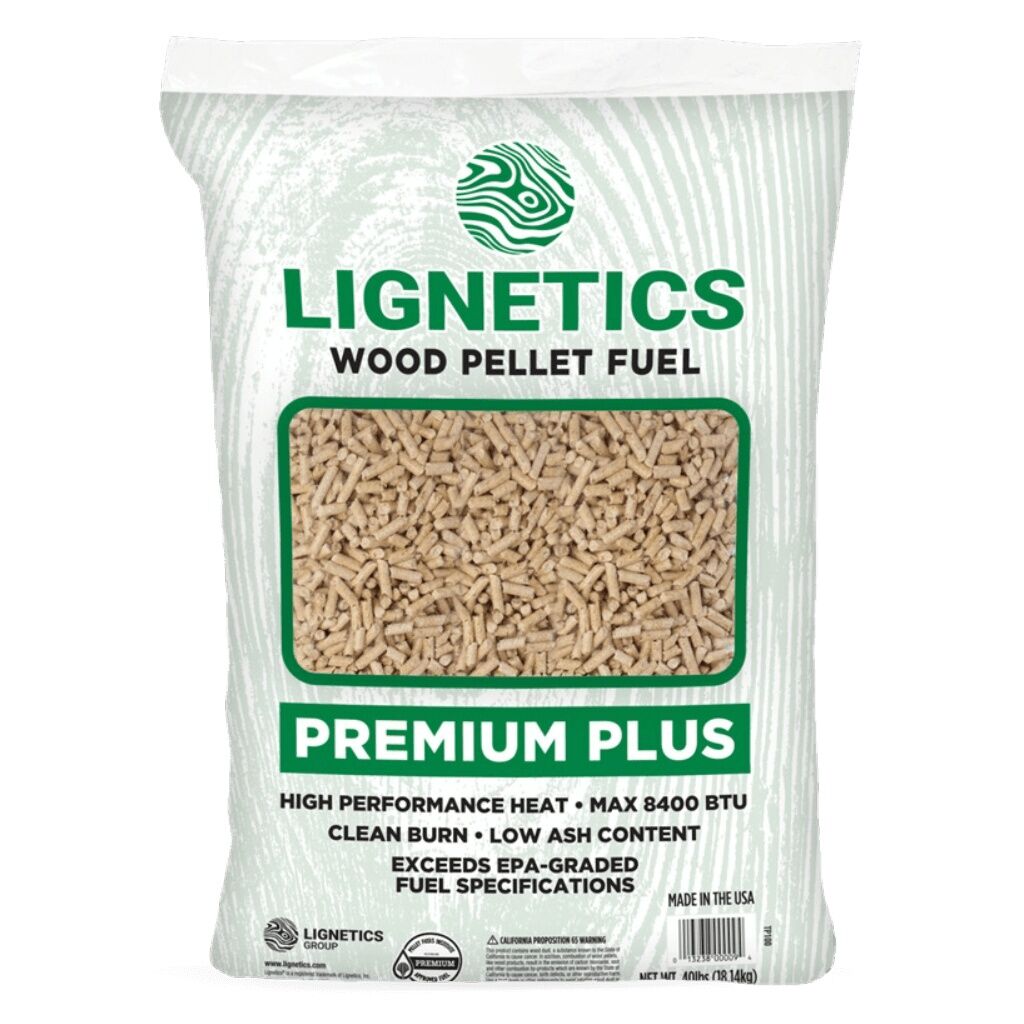 Lignetics Premium Plus Wood Pellet Fuel, 40-Lb