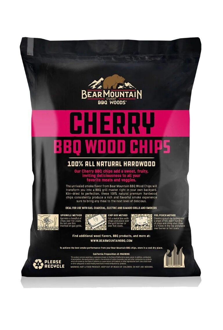 Bear Mountain BBQ Cherry BBQ Wood Chips, 2-Lb