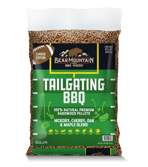 Bear Mountain Tailgating BBQ Craft Blends Wood Pellets, 20-Lb