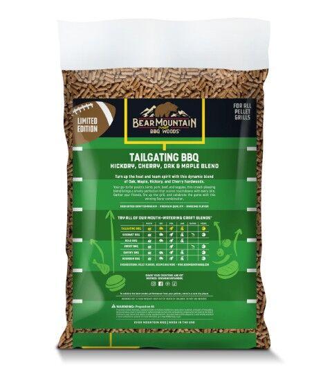 Bear Mountain Tailgating BBQ Craft Blends Wood Pellets, 20-Lb
