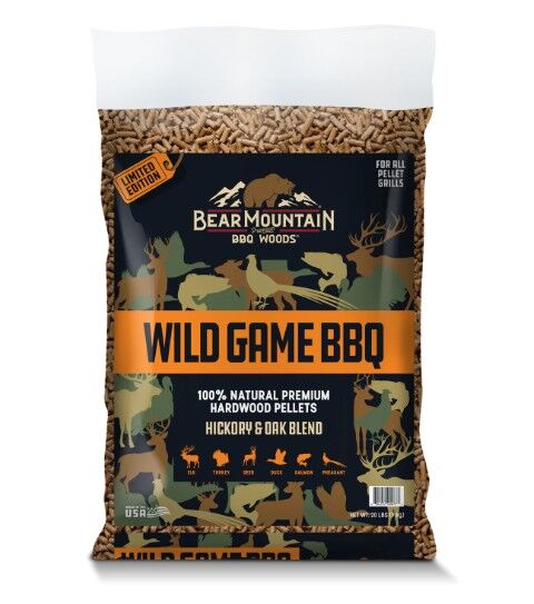 Bear Mountain Wild Game BBQ Craft Blends Wood Pellets, 20-Lb