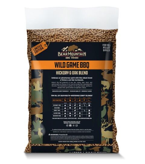 Bear Mountain Wild Game BBQ Craft Blends Wood Pellets, 20-Lb