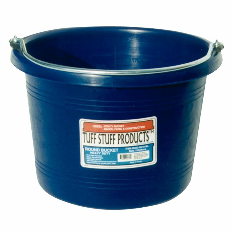 Tuff Stuff Round Plastic Bucket - 2 gal