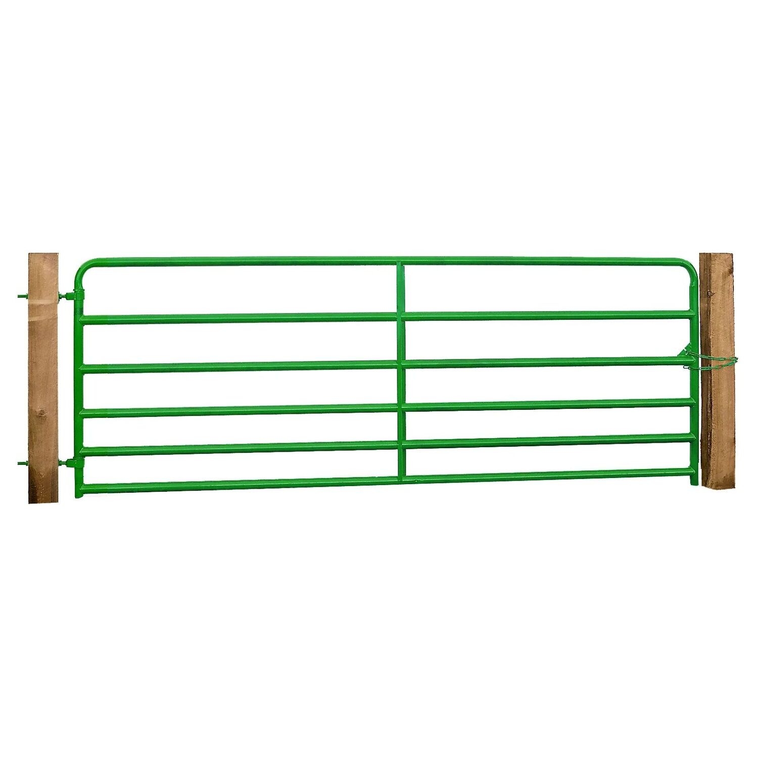 Hutchison CG650 Green 6 Rail Livestock Gate, 4-Ft x 50-In