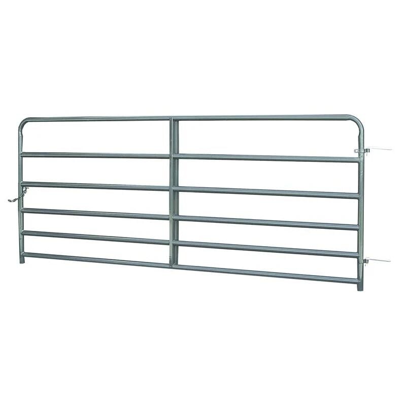Hutchinson Inc. GT650 6-Rail Gray Utility Gate, 16-Ft