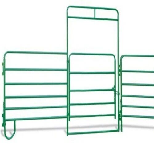 Hutchison Inc. CP660 Green Arched Entry Panel with Gate, 10-Ft x 6-Ft