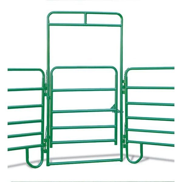 Hutchison Inc. Green Corral Arched Entry Panel, 6-Ft x 7-Ft