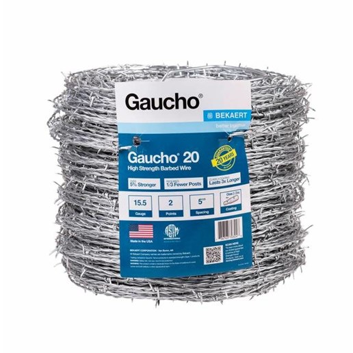 Bekaert Gaucho 20 2-Point 15.5 Gauge Barbed Wire