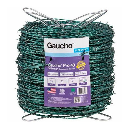 Bekaert Gaucho 2-Point 14 Gauge Barbed Wire