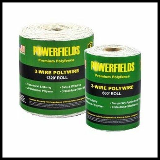 Powerfields 660' 3-Wire Polywire