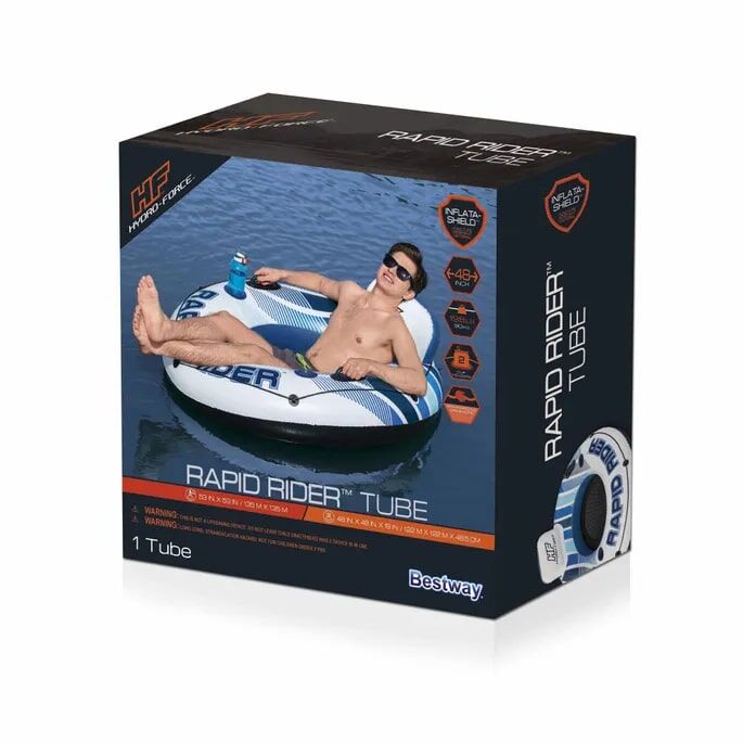 Bestway Hydro-Force Rapid Rider Single River Tube, 48-In