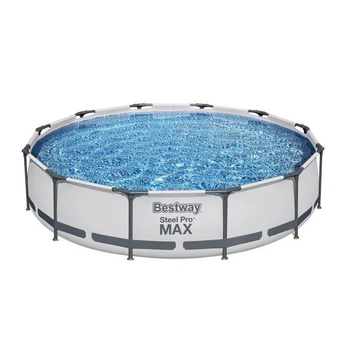 Bestway Steel Pro MAX 12-Ft x 30-In Round Above Ground Pool Set