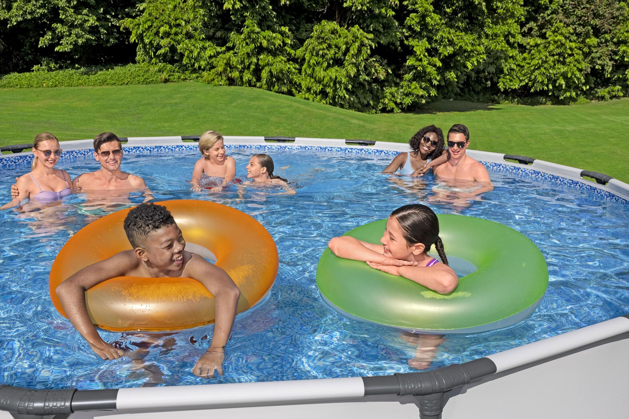 Bestway Steel Pro MAX Round Above Ground Pool Set, 18 ft. x 48 in.