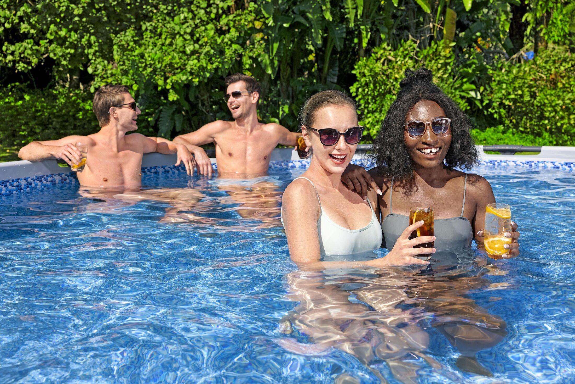 Bestway Steel Pro MAX Above Ground Pool Set, 15-Ft x 42-In