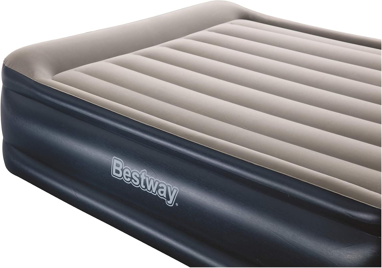 Bestway Tritech Queen Airbed With Built-In AC Pump, 22-In