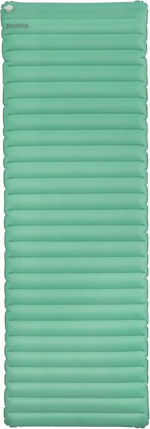 Bestway AdventuRest Insulated Large Rectangular Sleeping Air Pad, 78-In x 28-In x 3-In