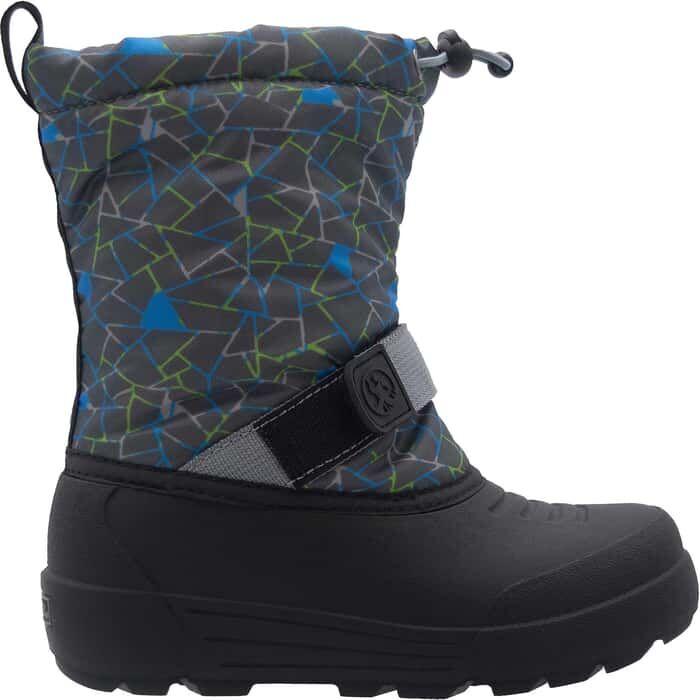 Northside Kids' Frosty Insulated Winter Snow Boot in Charcoal Grey