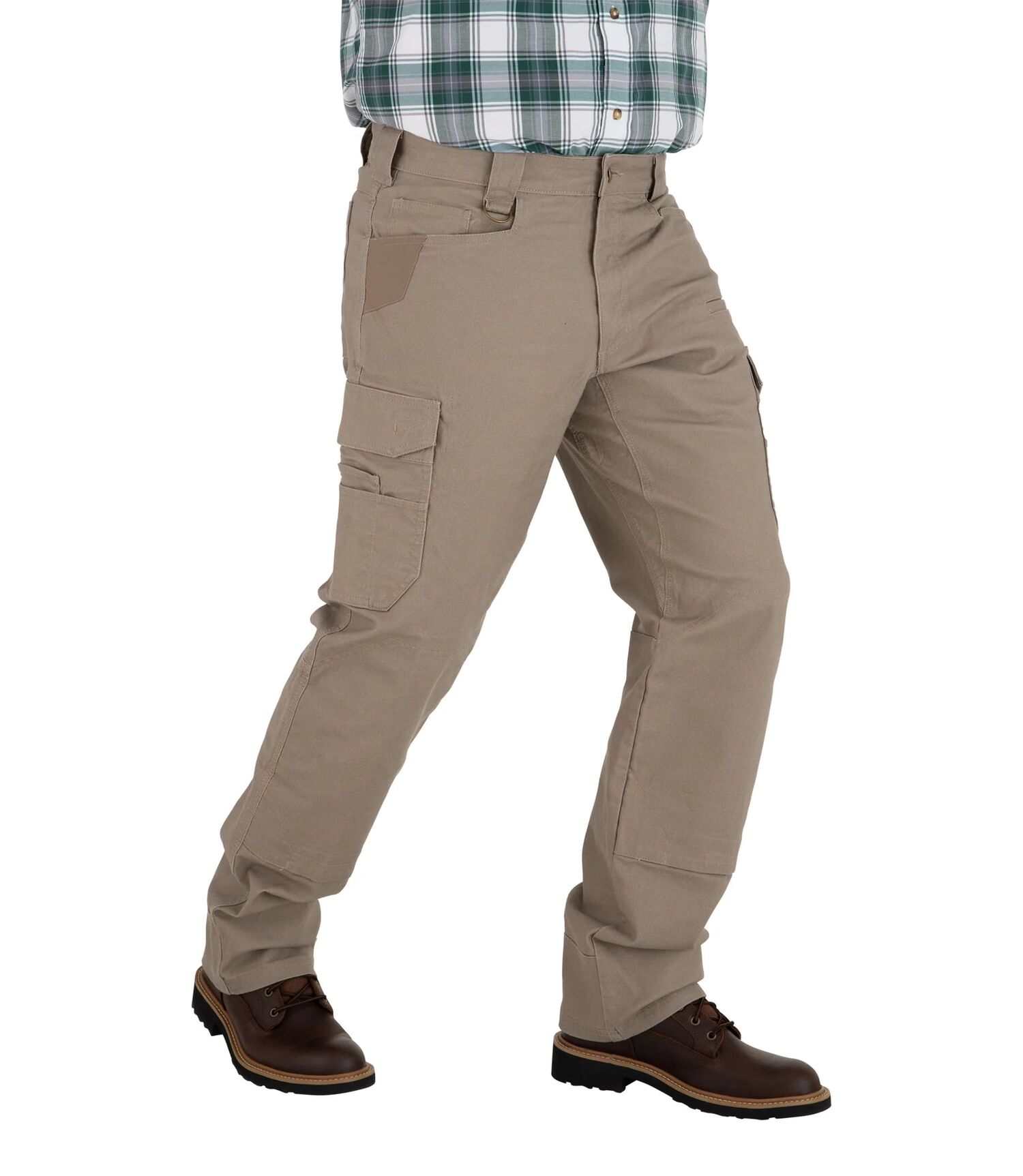 Noble Outfitters Men's FullFlexx HD Hammer Drill Cargo Canvas Pant in Dark Khaki