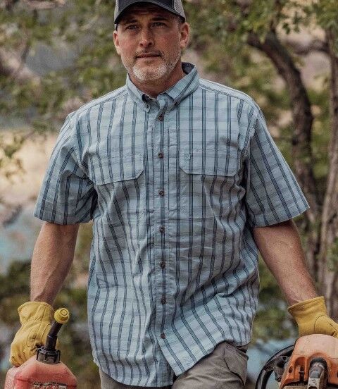 Noble Outfitters Men's FullFlexx UltraMax Short Sleeve Work Shirt