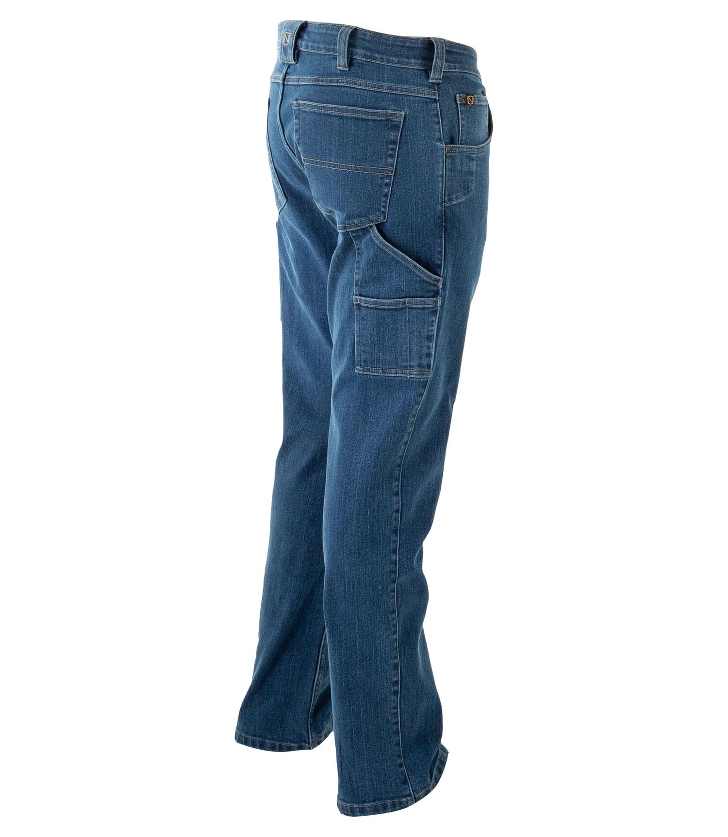 Noble Outfitters Men's Flex Denim Carpenter Jean in Stonewash