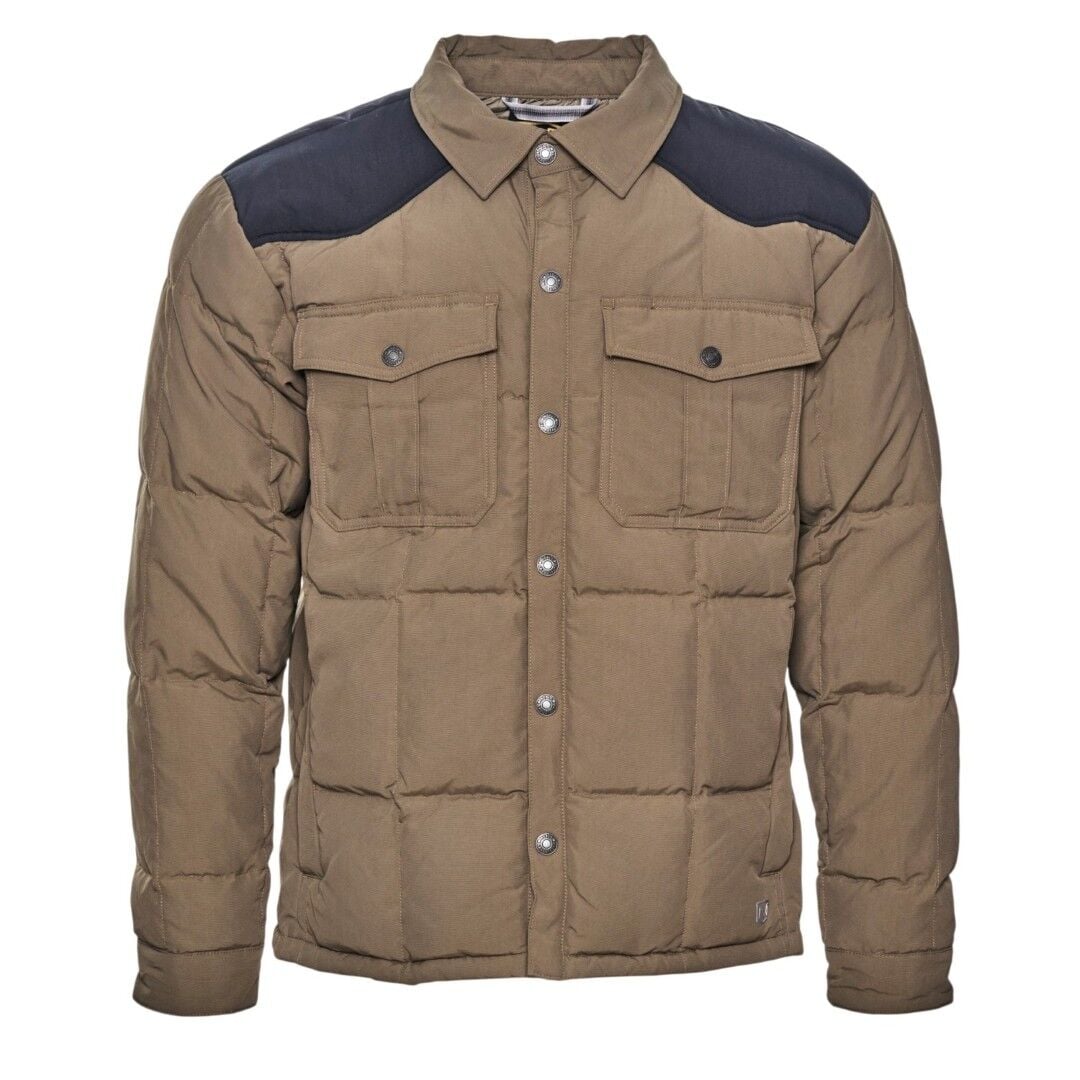 Noble Outfitters Men's Heritage Snap Front Puffer Shirt Jac