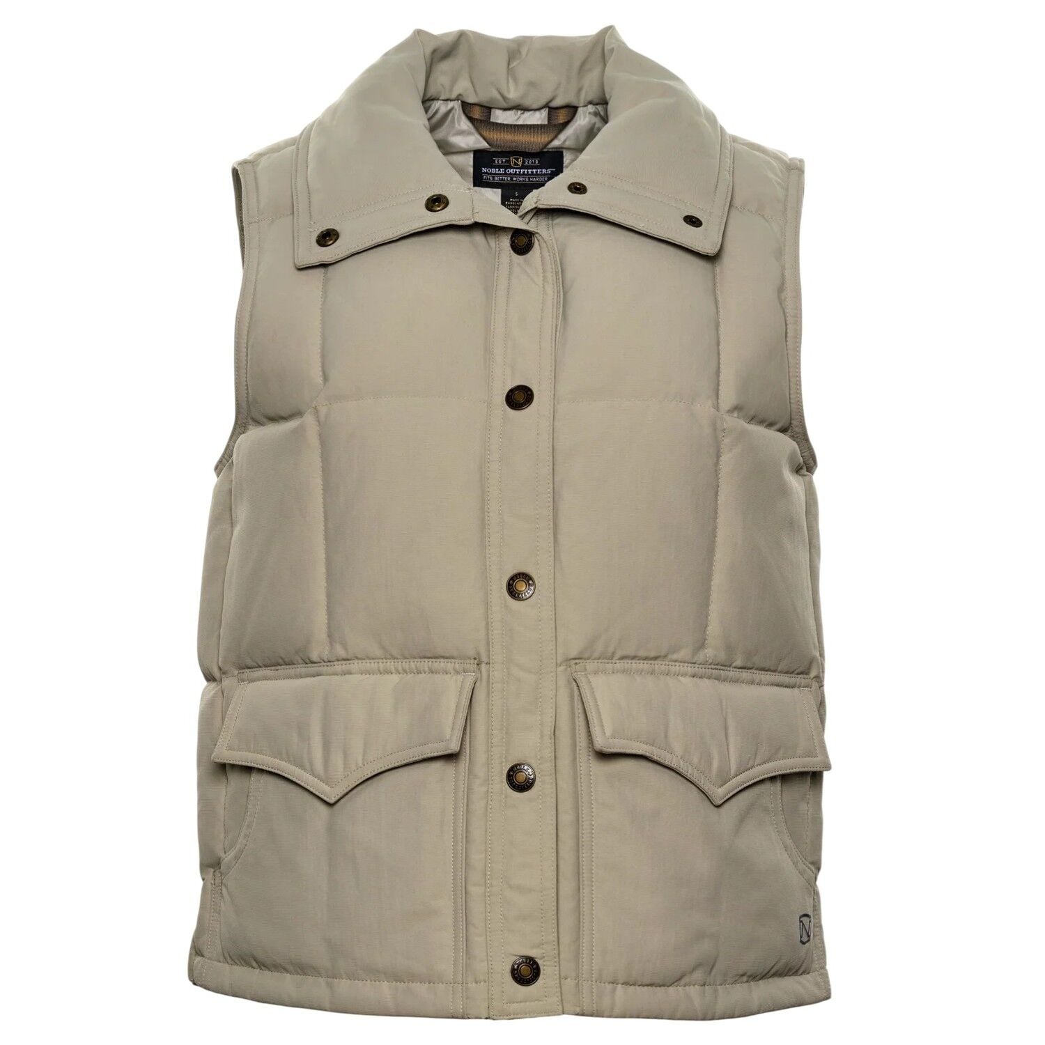 Noble Outfitters Women's Snap Front Puffer Vest
