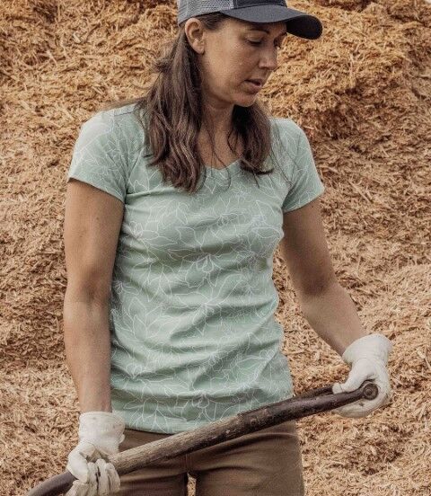 Noble Outfitters Women's Goatskin Leather Work Glove in Cream