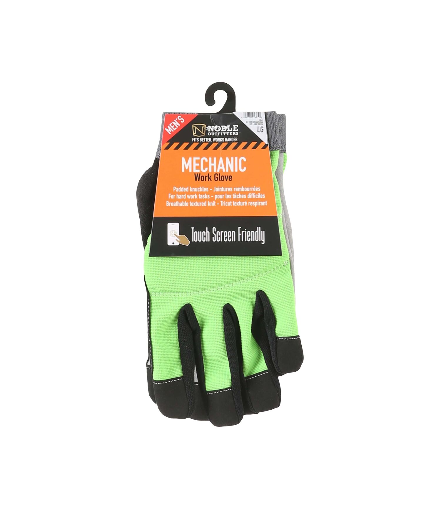 Noble Outfitters Men's Mechanic Glove in Lime Green