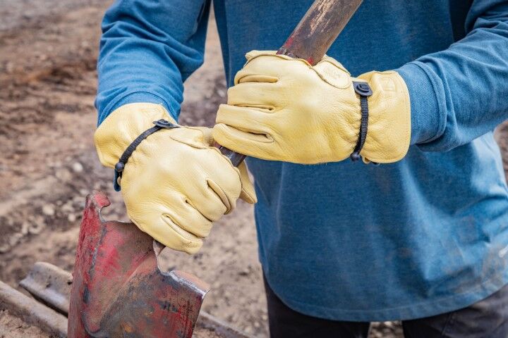 Noble Outfitters Men's Cowhide Ball And Tape Glove in Honey Gold