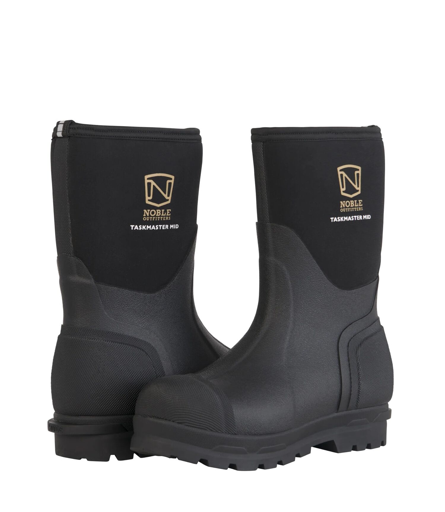 Noble Outfitters Men's MUDS Taskmaster Mid Boots in Black