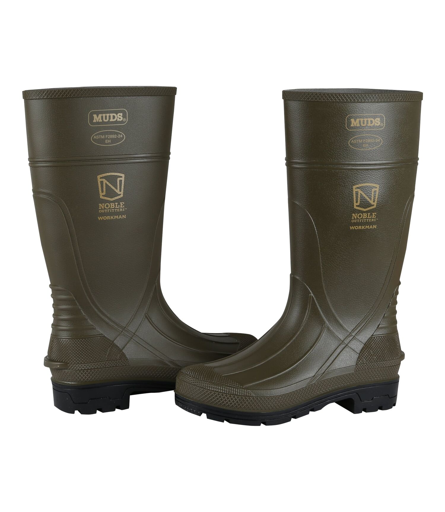 Noble Outfitters Men's MUDS Workman High Boots in Olive