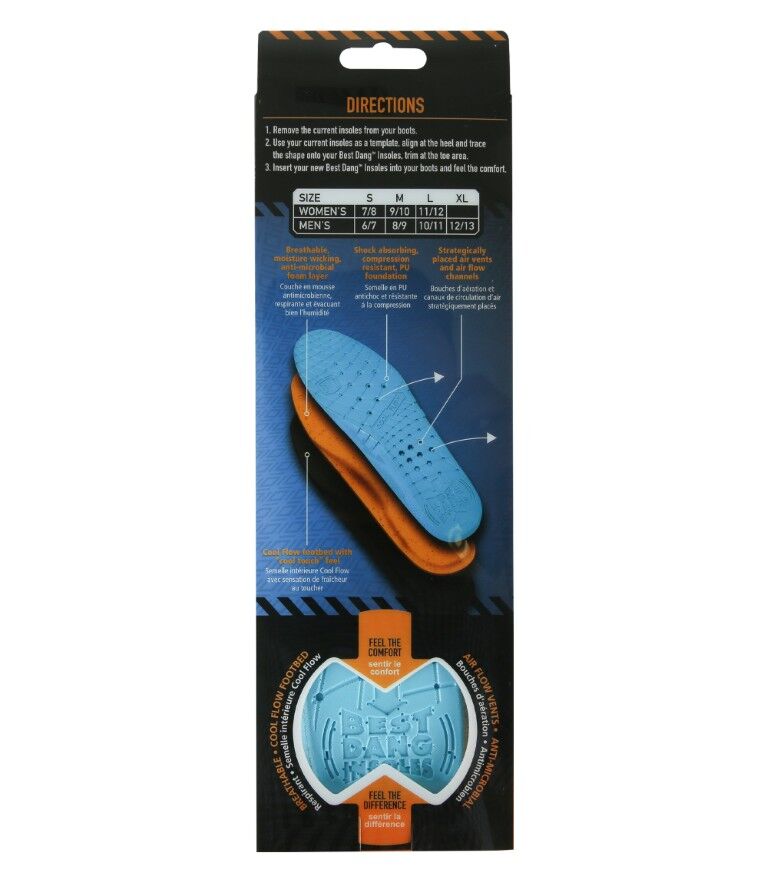 Noble Outfitters Men’s Best Dang Insoles Cool Flow