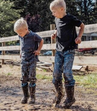 Noble Outfitters Kids' MUDS High Boots in Dynamic Cobalt