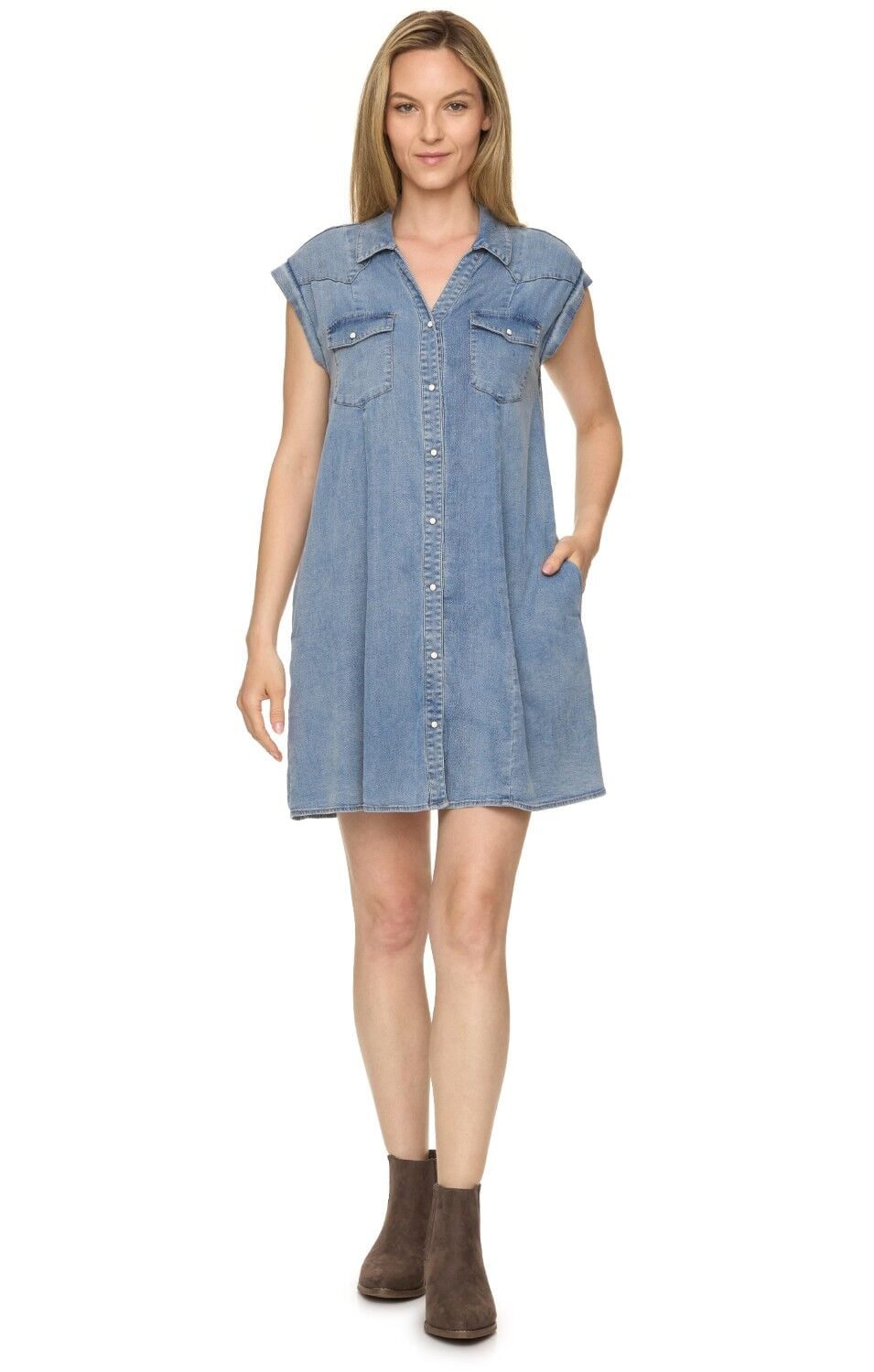 Threadgrit Women's Savannah Western Mini Dress