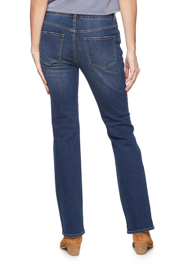 Threadgrit Women's McKenzie Mid Rise Bootcut Jean