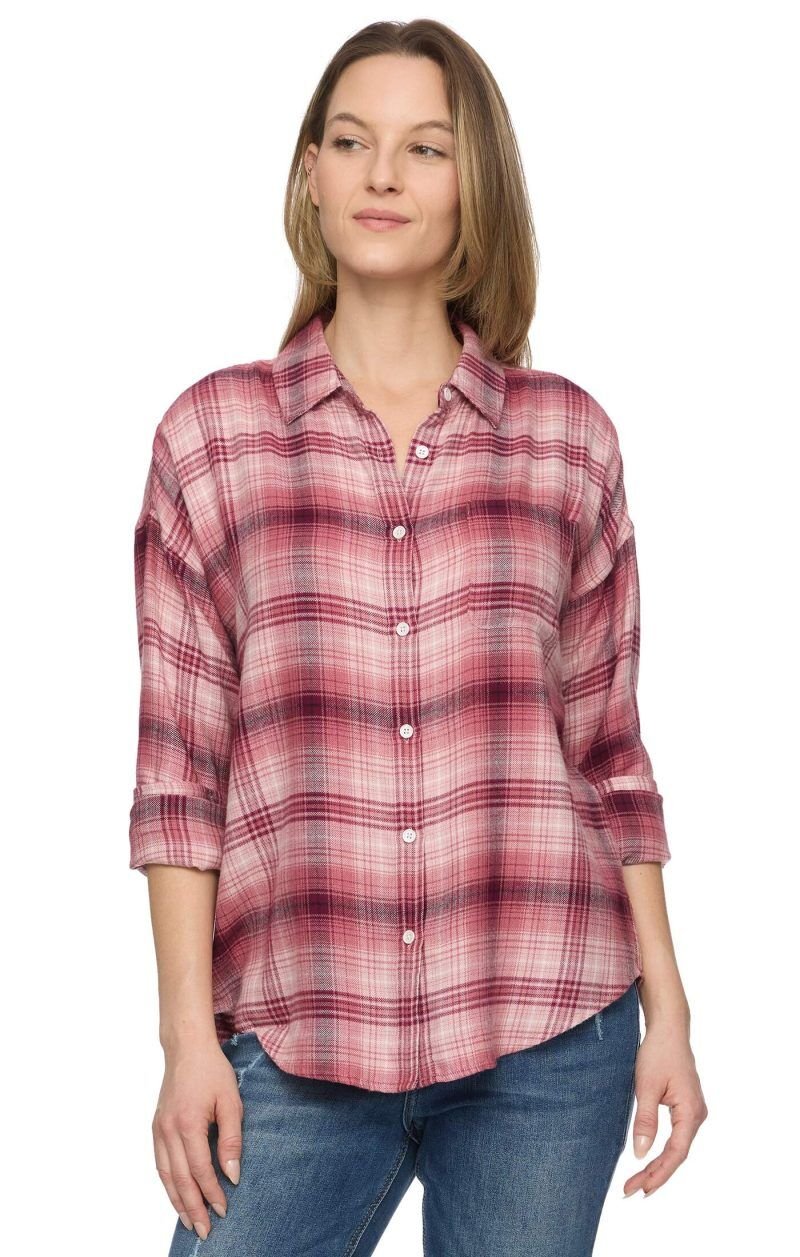 Threadgrit Women's Joanie Boyfriend Shirt