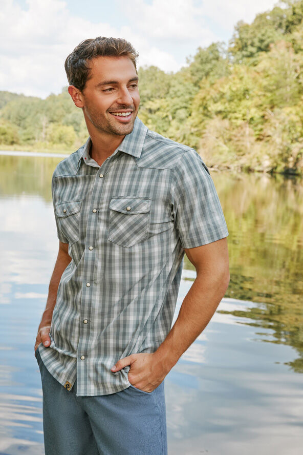 Threadgrit Men's Hayden Western Stretch Performance Shirt
