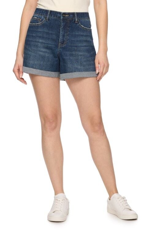 Threadgrit Women's Ursula Cuffed Denim Short
