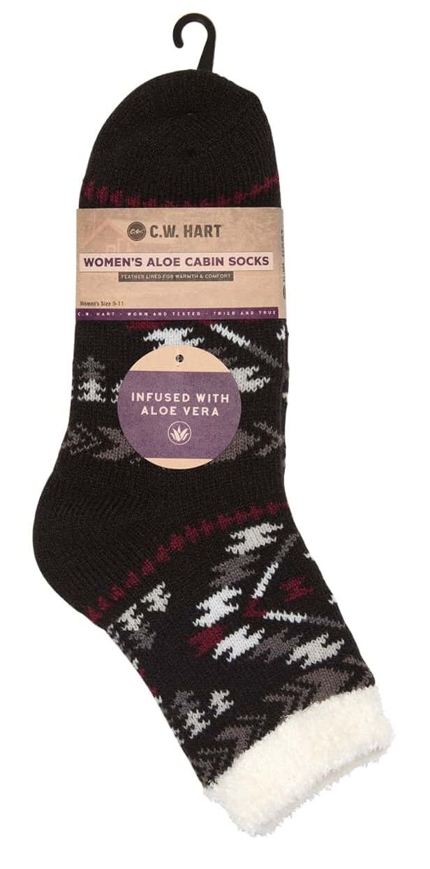C.W. Hart Women's Aloe Cabin Socks