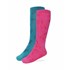 Wrangler Girls Boot Socks in Pink/Teal